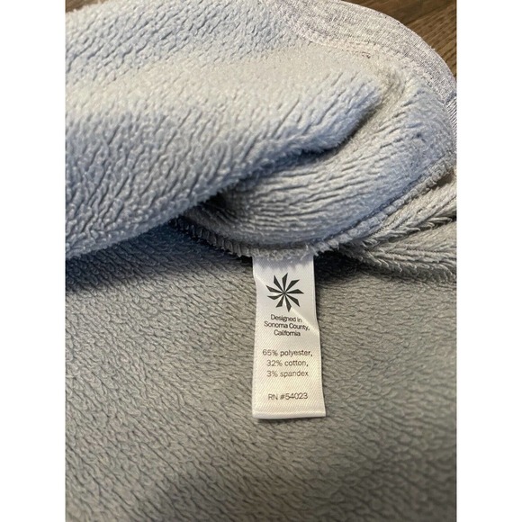 Athleta Super Soft Mock Turtleneck Wrap Sweatshirt w/ Pockets sz XS - Picture 6 of 6